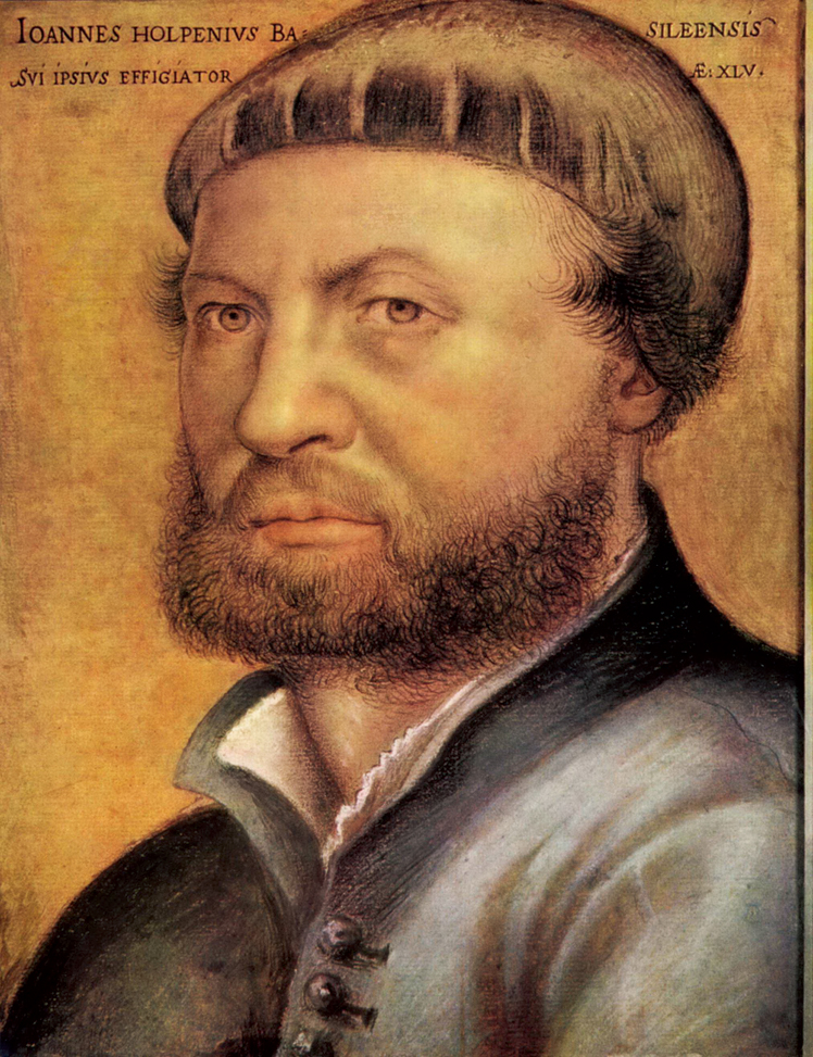   小汉斯·荷尔拜因 Hans Holbein the Younger——自画像
